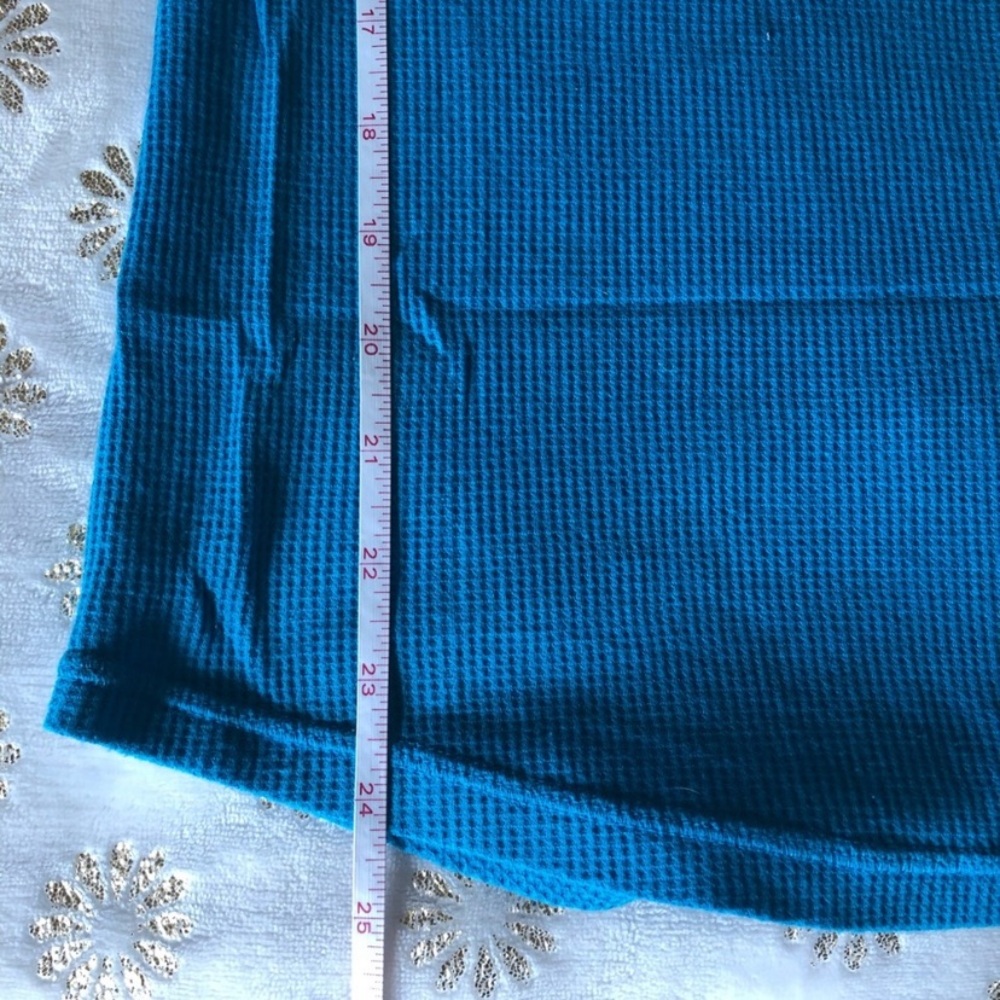 Aero Blue Graphic Tee and Heart Print Pajama Set - Picture 7 of 11
